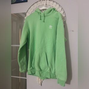 Adidas Originals Essentials Trefoil Hoodie Glory Mint Light Green Size medium